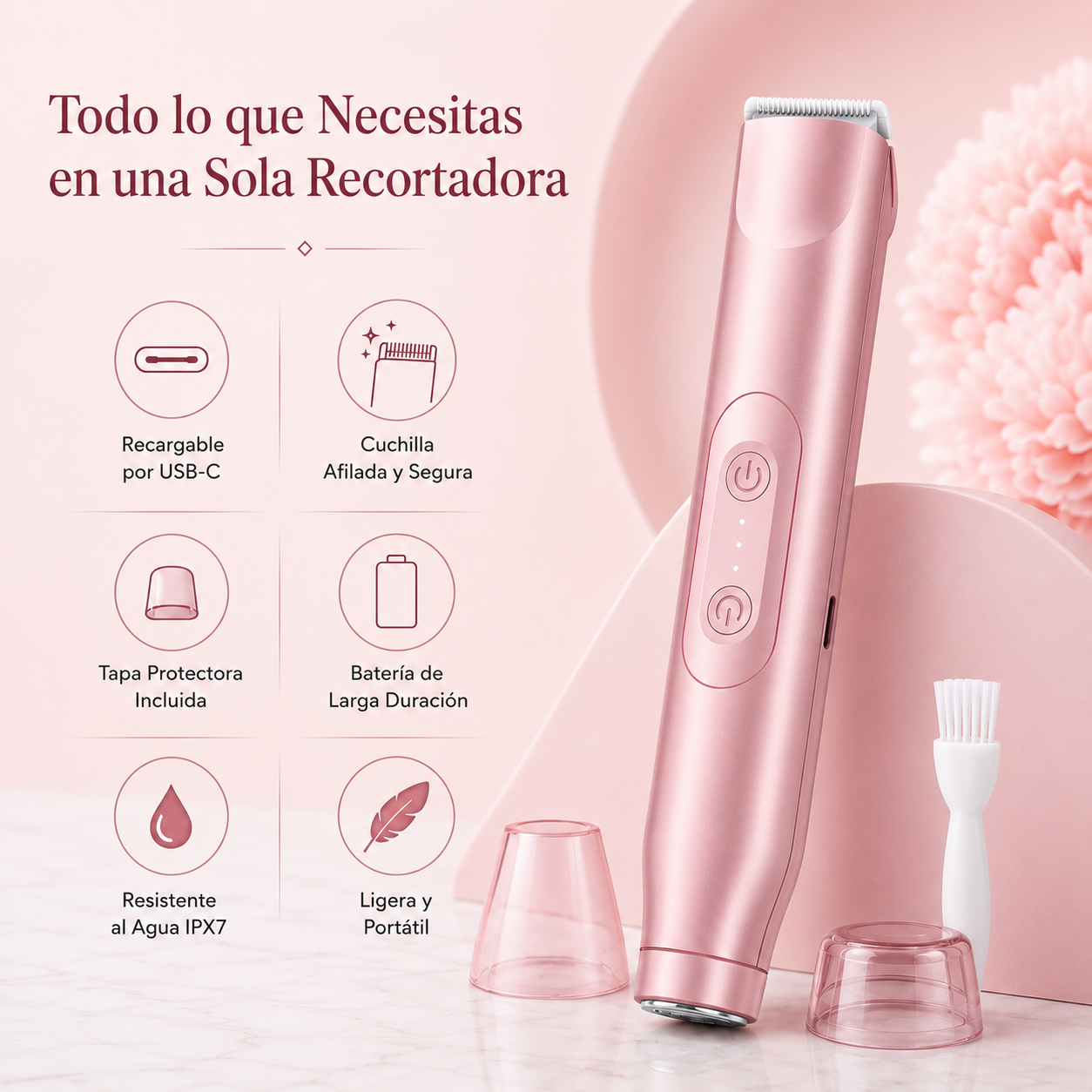 Recortadora de Bikini Akumbem 2 en 1